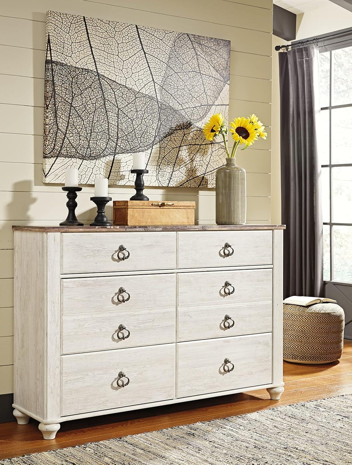 Esmarelda 6 Drawer Double Dresser