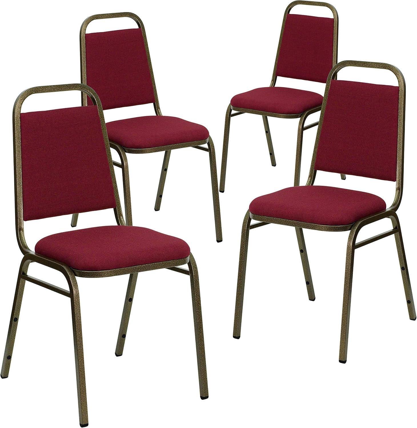 Flash Furniture Amaya Trapezoidal Back Stacking Banquet Chair (Set of 4)