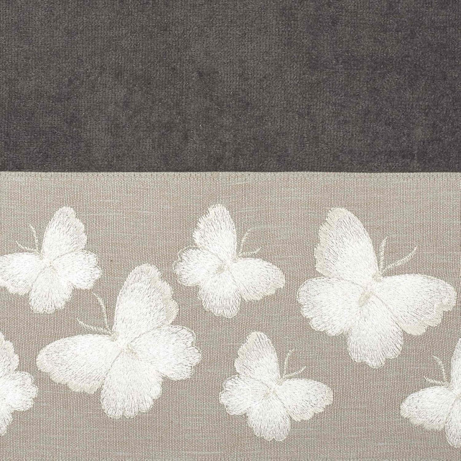 Granite Cotton Bath Sheet with Butterfly Embellishment