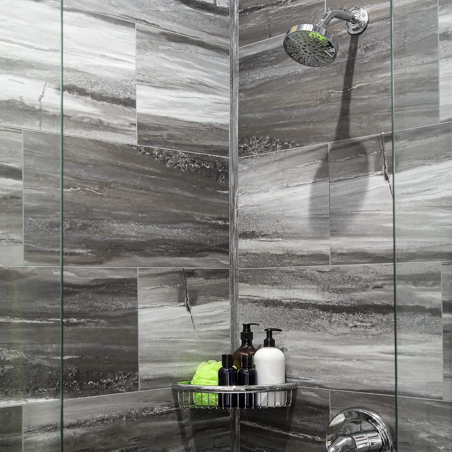 Palisade 23.2 in. x 11.1 in. Tile Shower and Tub Surround Kit