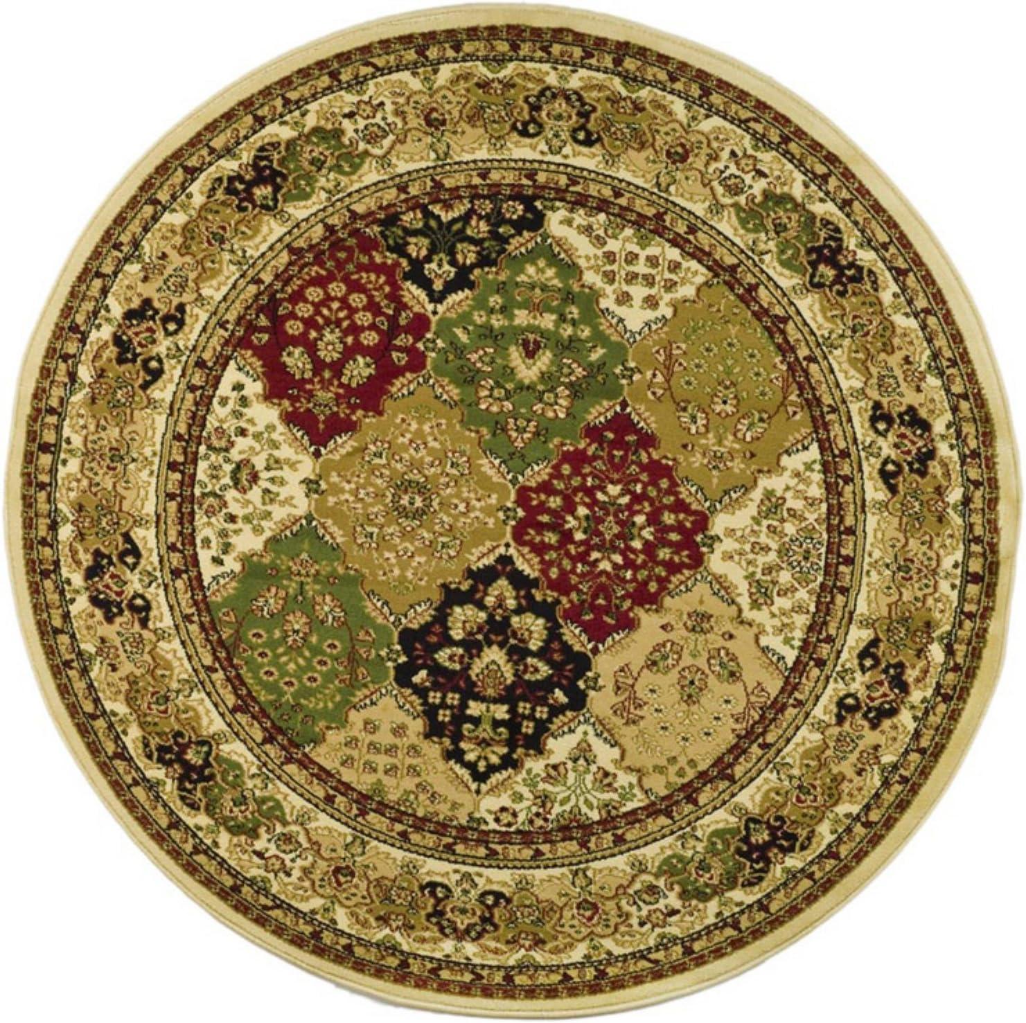 SAFAVIEH Lyndhurst Oliva Traditional Bordered Area Rug, Multi/Ivory, 4' x 6'