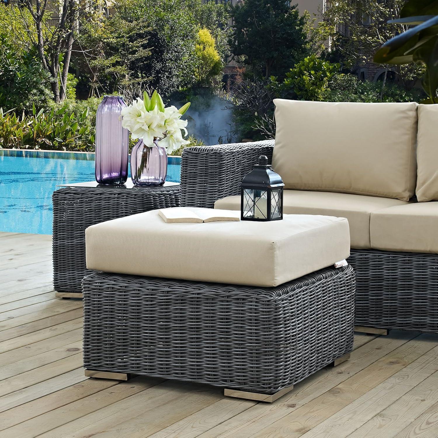 Modway Modrest Invite Outdoor Patio Ottoman