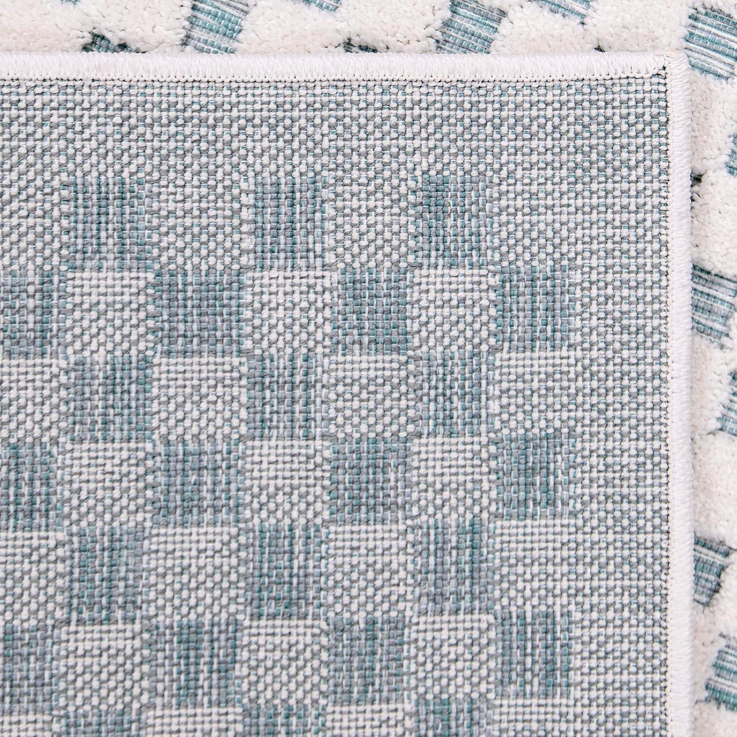 Simply Southern Cottage Lecompte Area Rug, 5' x 7', Light Blue