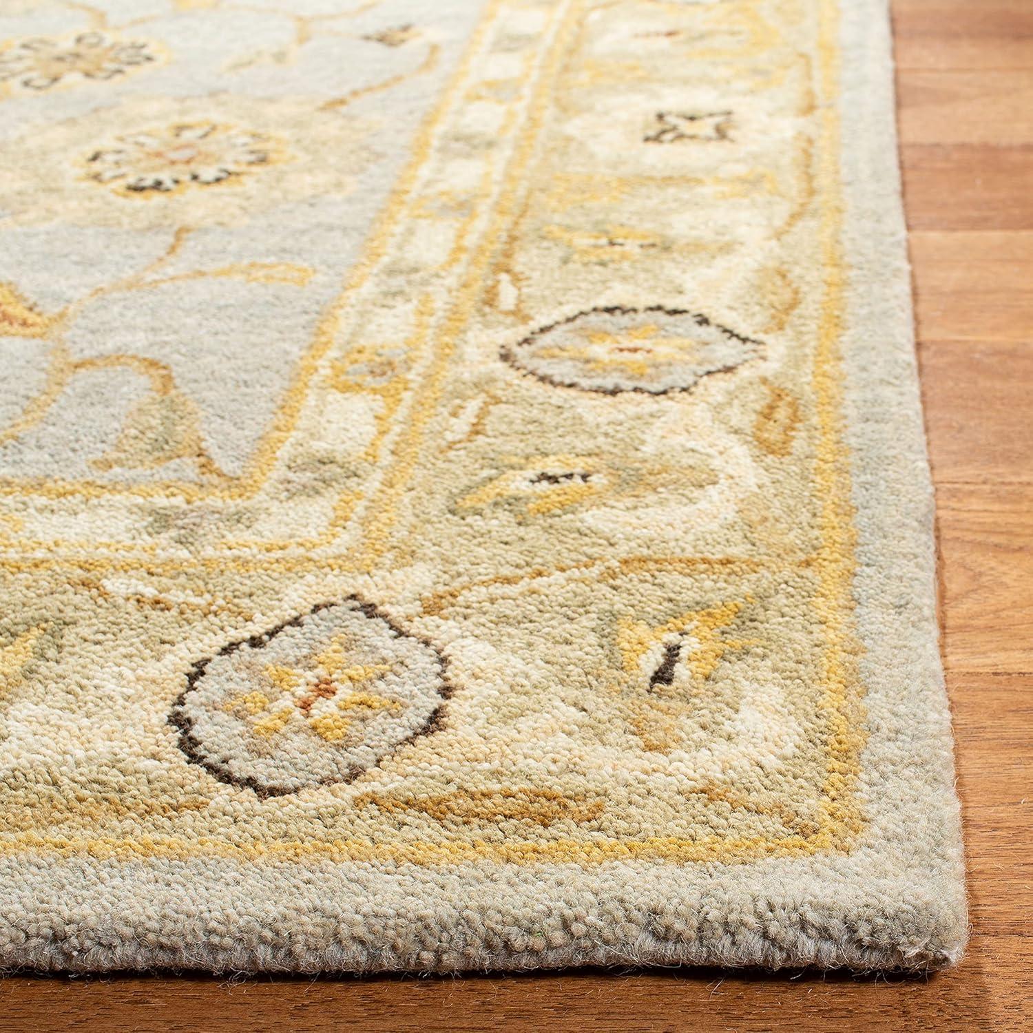Anatolia AN556 Hand Tufted Indoor Accent Rug - Light Blue/Sage - 2'x3' - Safavieh