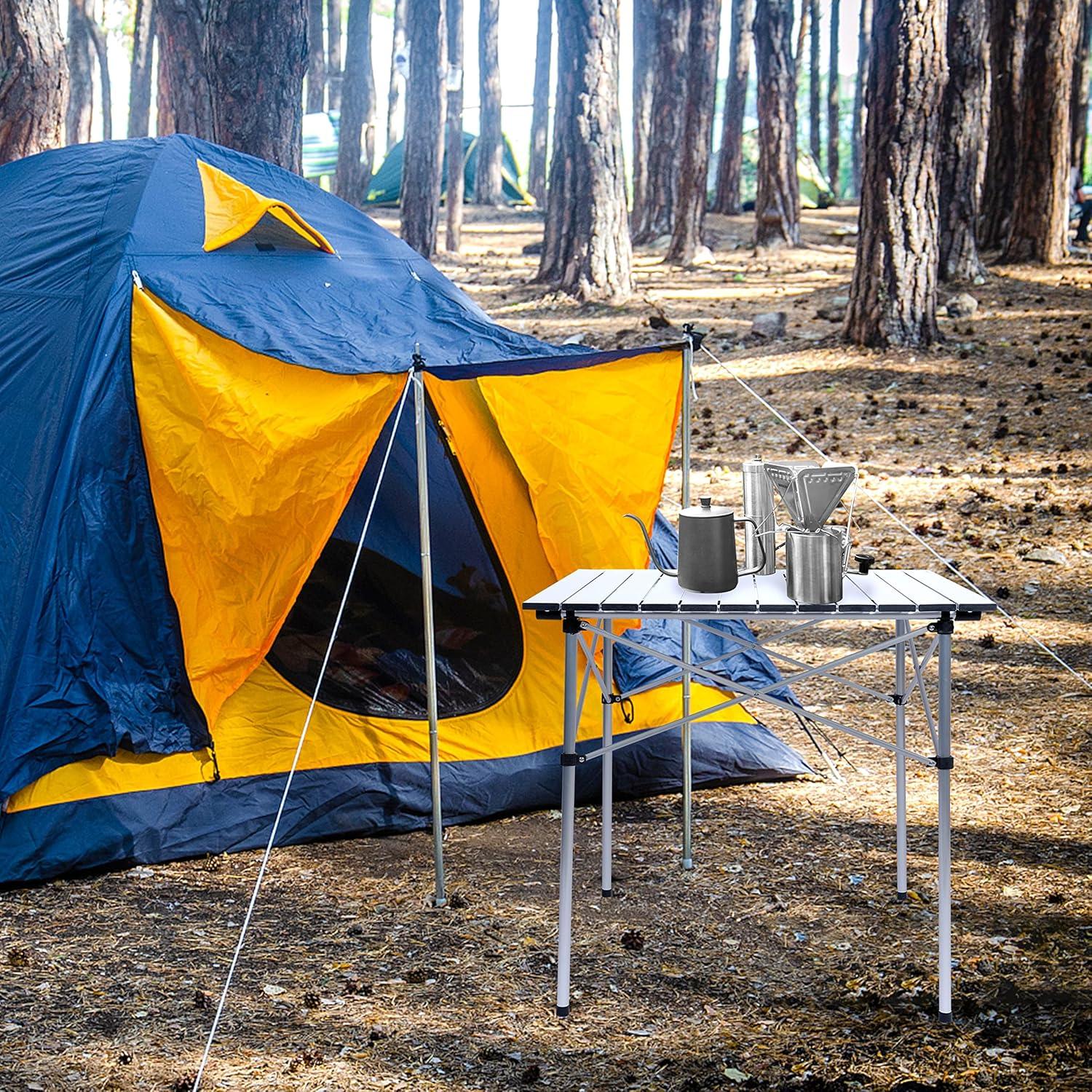 Foldable Aluminum Portable Camping Dining Table