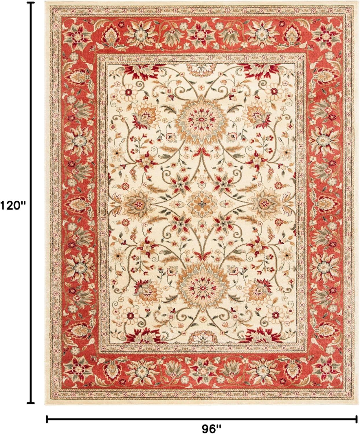 SAFAVIEH Lyndhurst LNH212R Ivory / Rust Rug