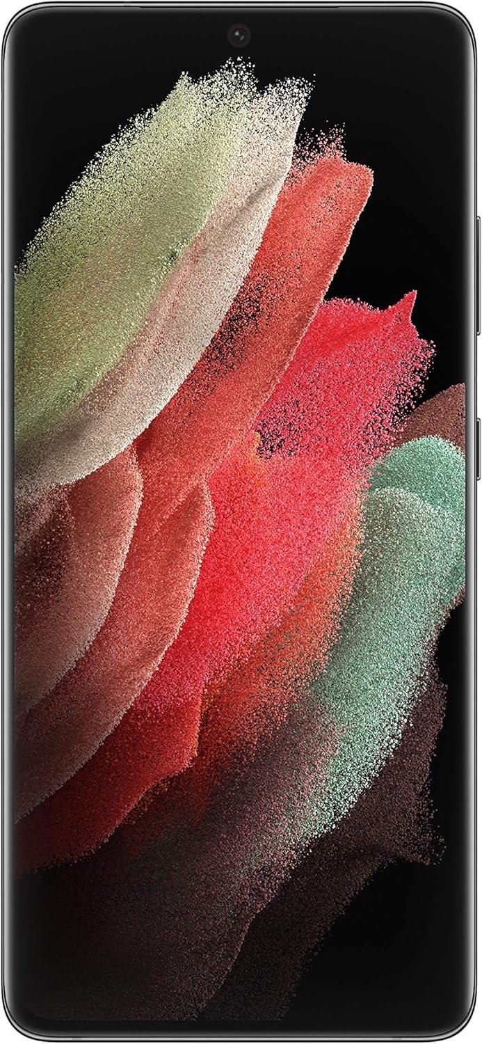 Samsung Galaxy S21 Ultra 5G 128GB G998U Phantom Black Unlocked Smartphone - Manufacturer Refurbished.