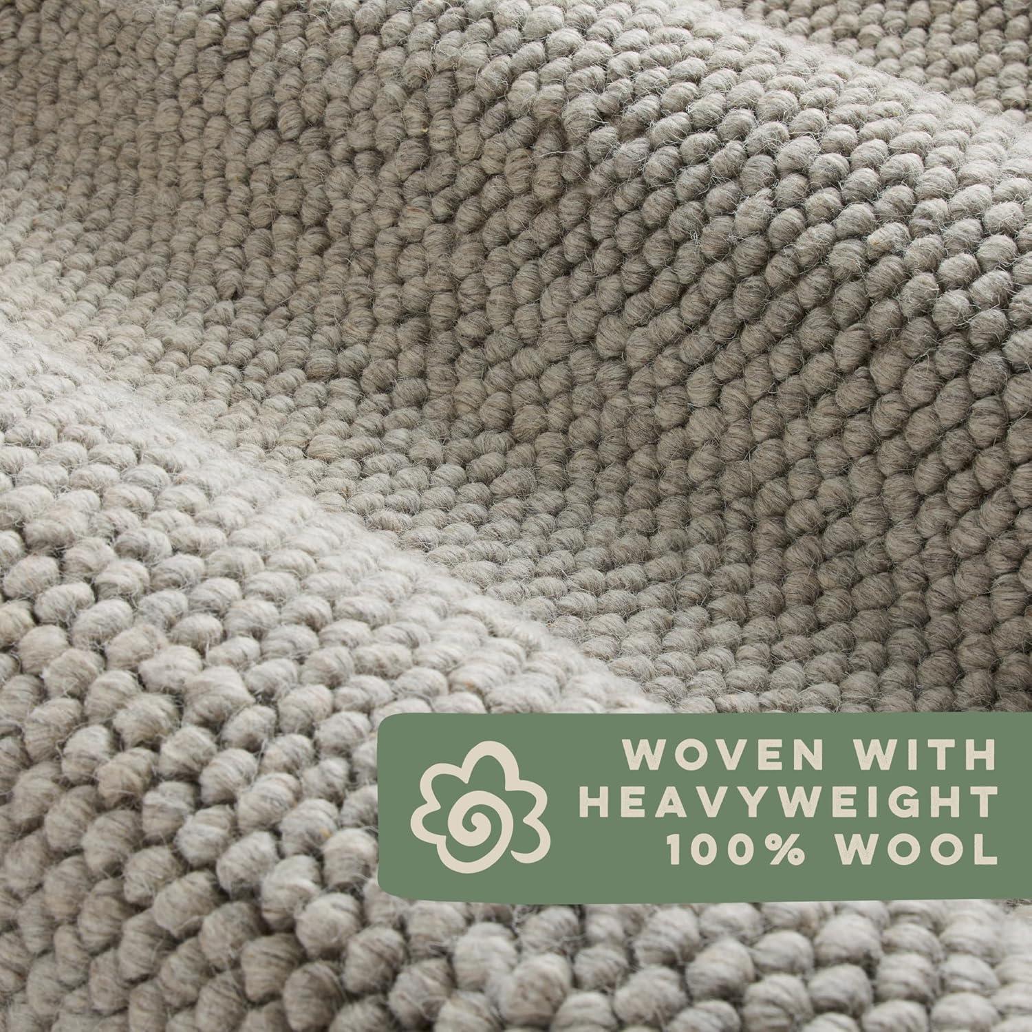 Town & Country Terra Olea Bubble Texture Handcrafted Area Rug Brown