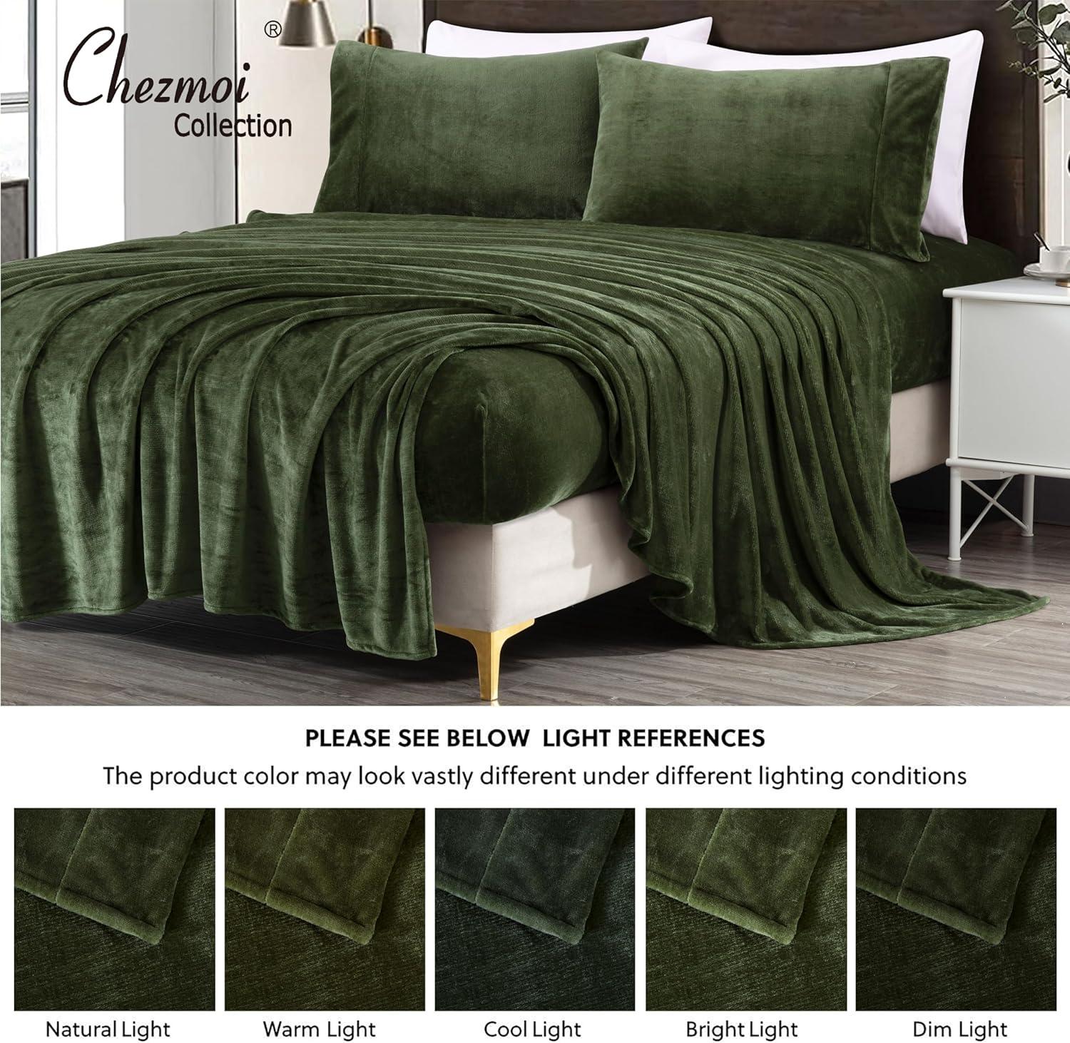 Microplush Fleece Bed Sheet Set