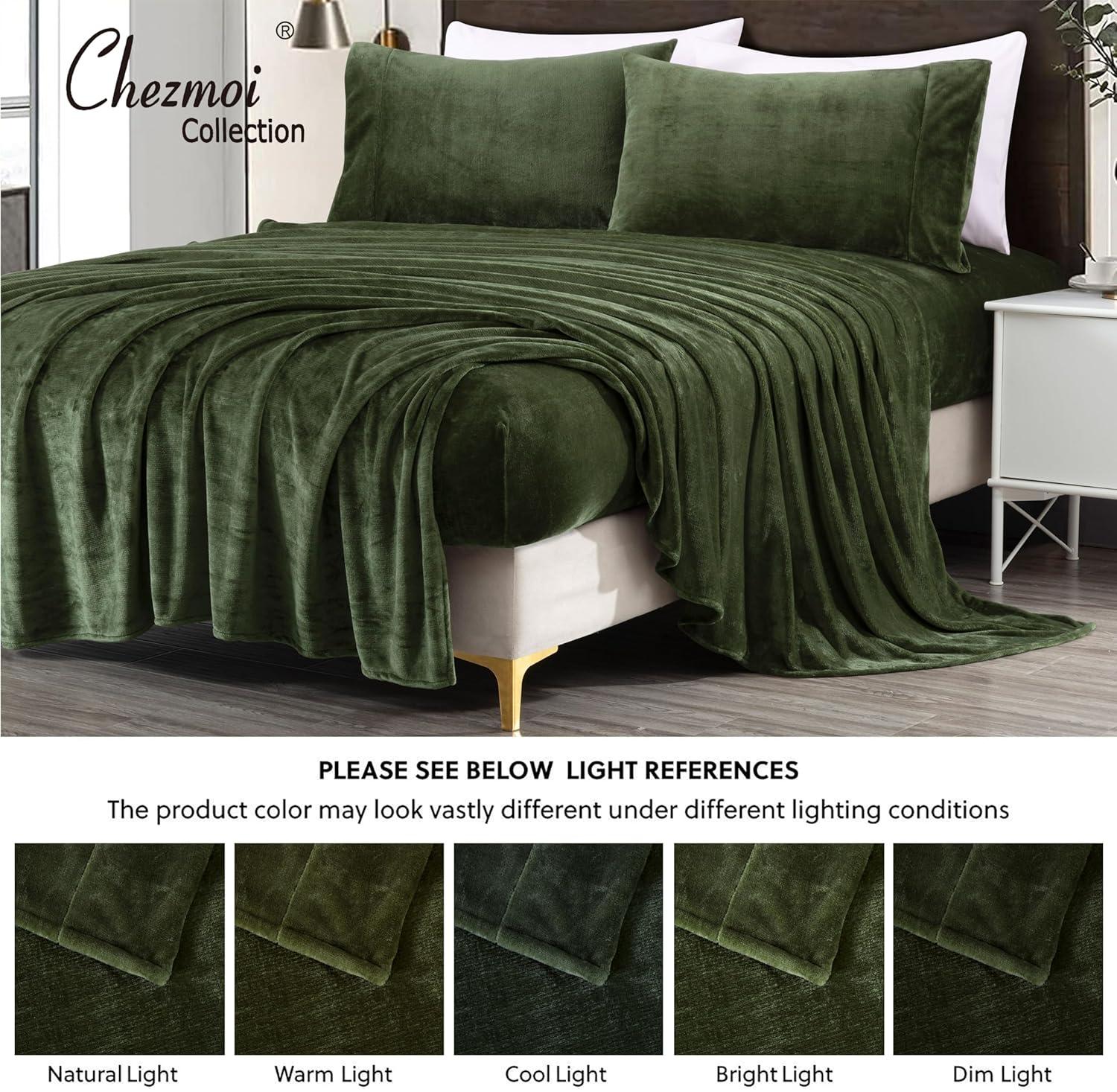 Microplush Fleece Bed Sheet Set