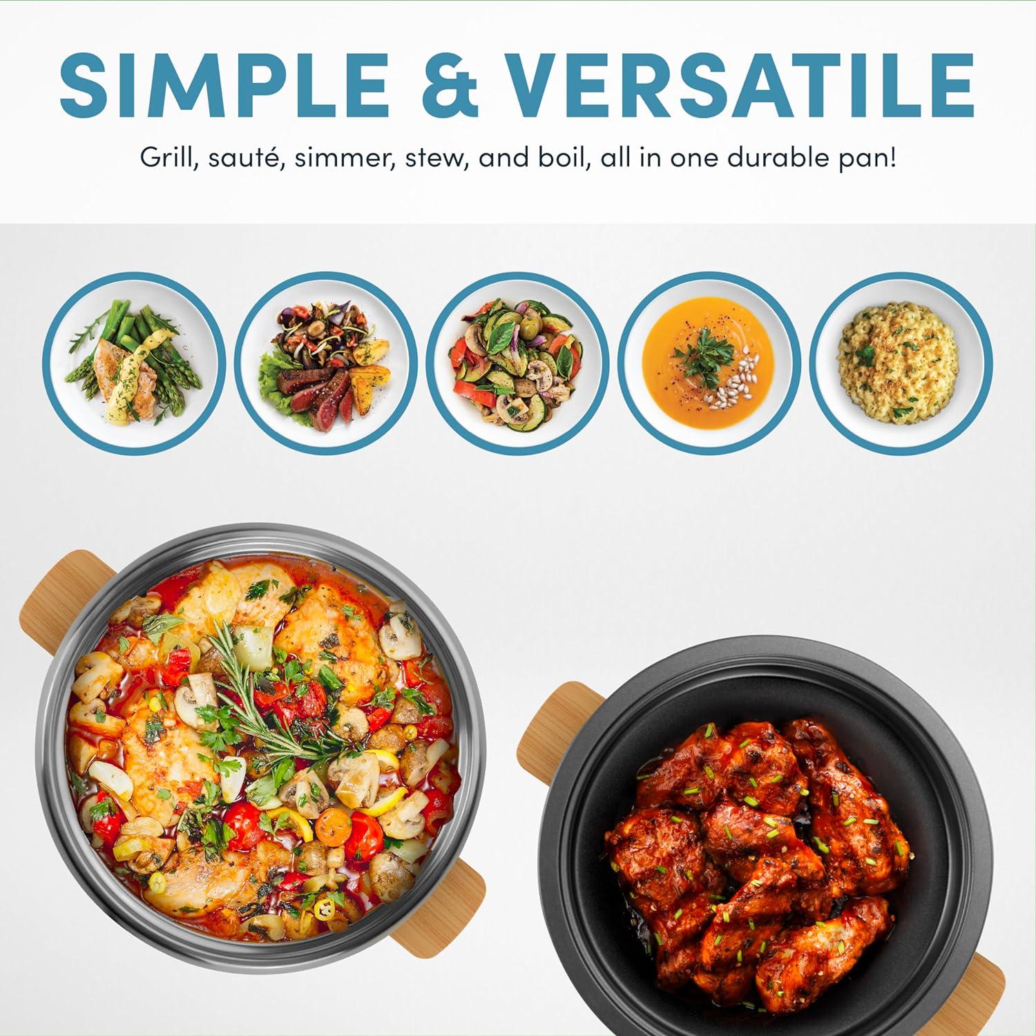AROMA ® 2.5-Qt. Multi-Grill Hot Pot