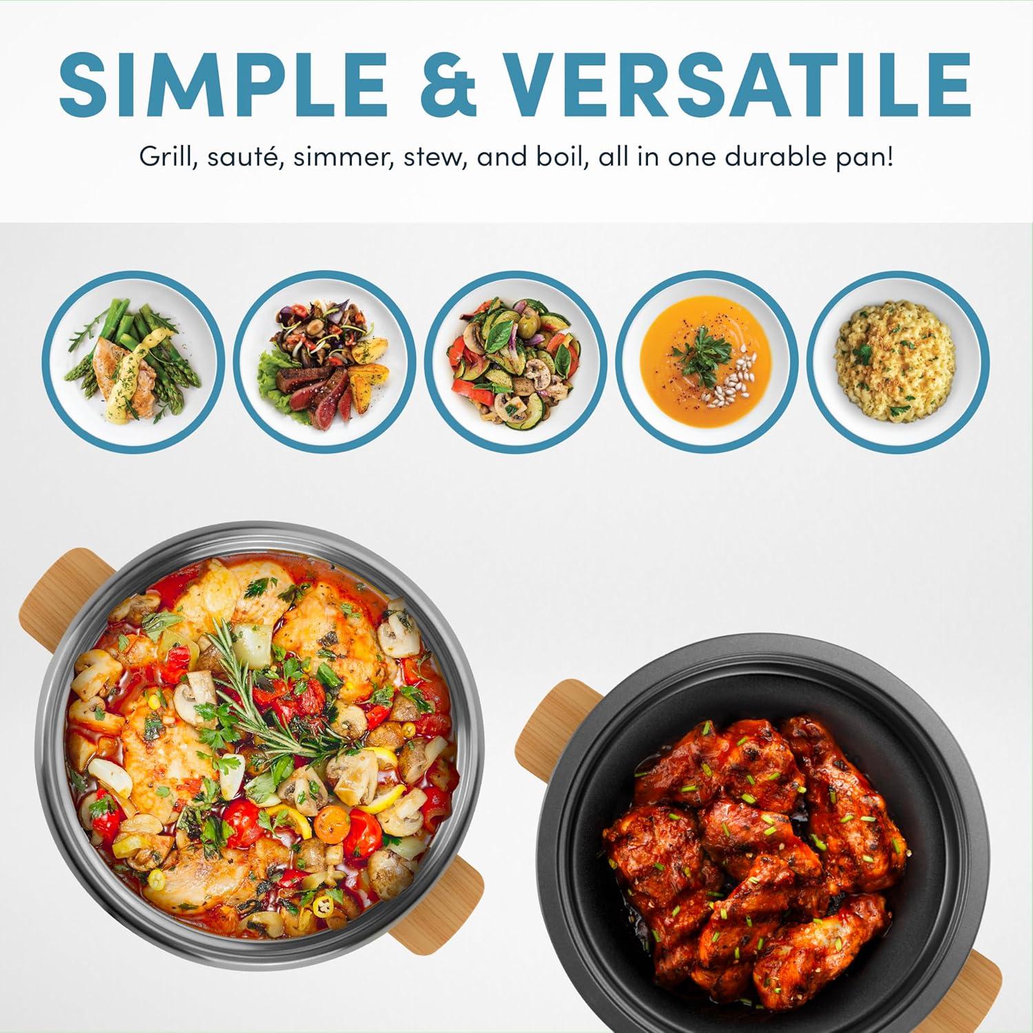 AROMA ® 2.5-Qt. Multi-Grill Hot Pot