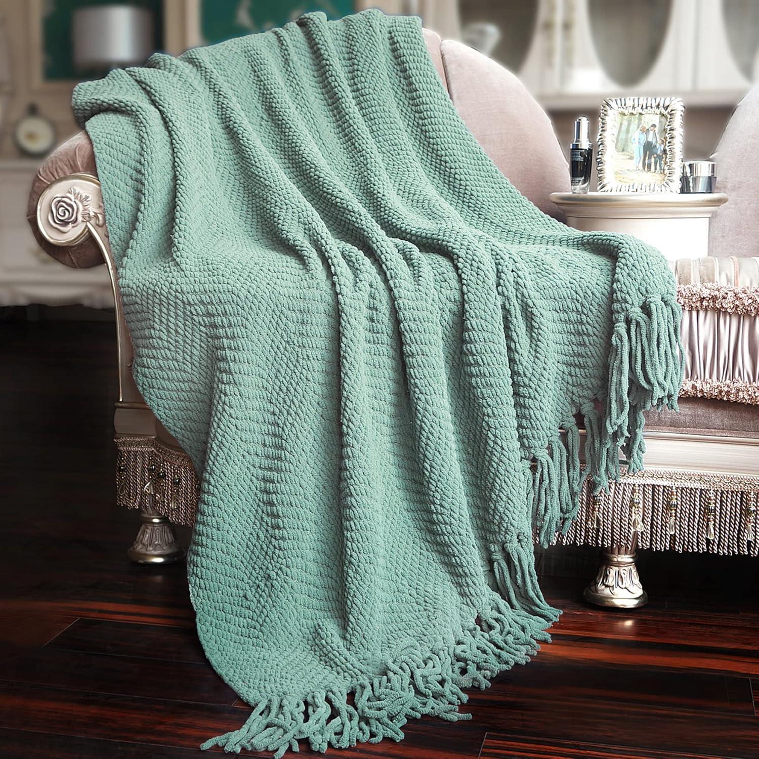 Knitted Throw Blanket