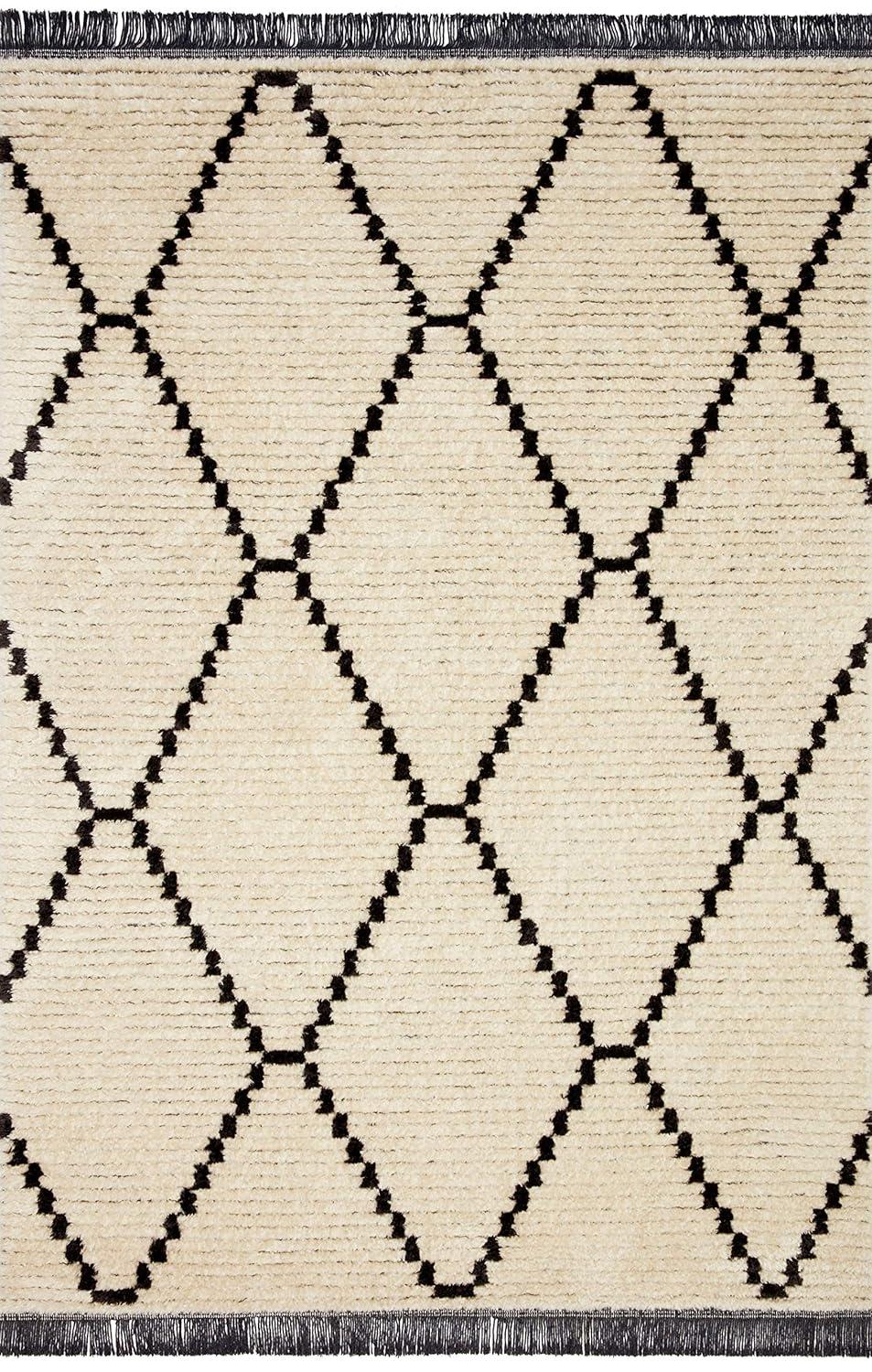Chris Loves Julia x Loloi Chris Loves Julia x Loloi Alice Geometric Cream/Charcoal Rug