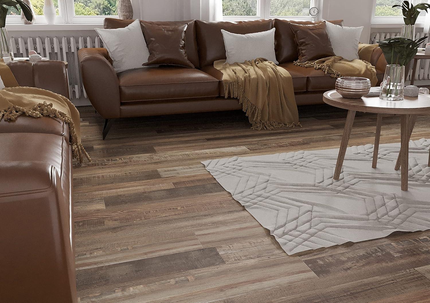 Apulia 48" L x 7-1/8" W x 4.7mm Luxury Vinyl Plank