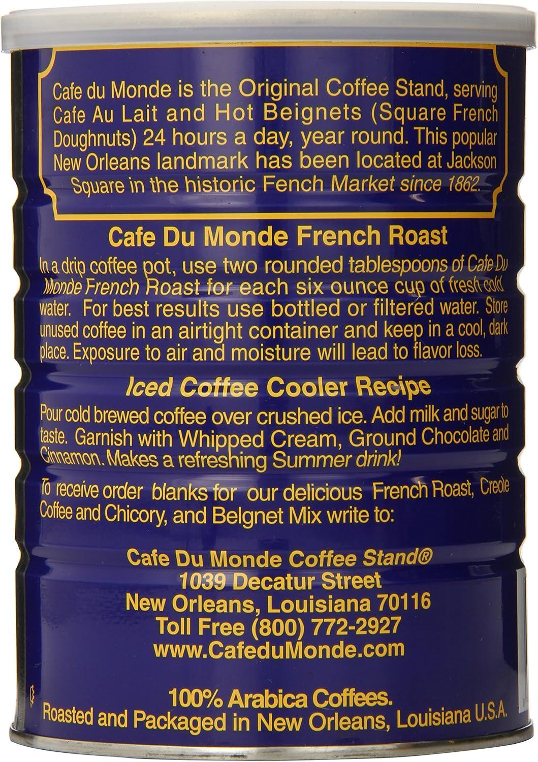 Cafe Du Mond: Coffee French Roast, 13 Oz