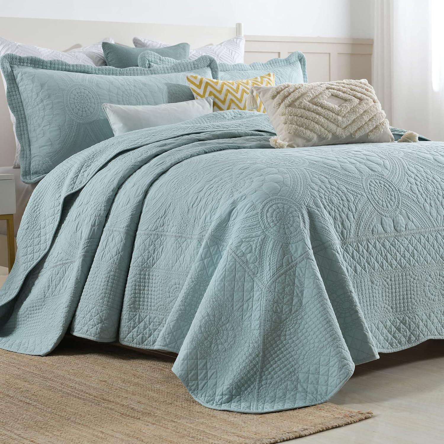 Tfshasta Cotton Twill Patchwork Quilt Set