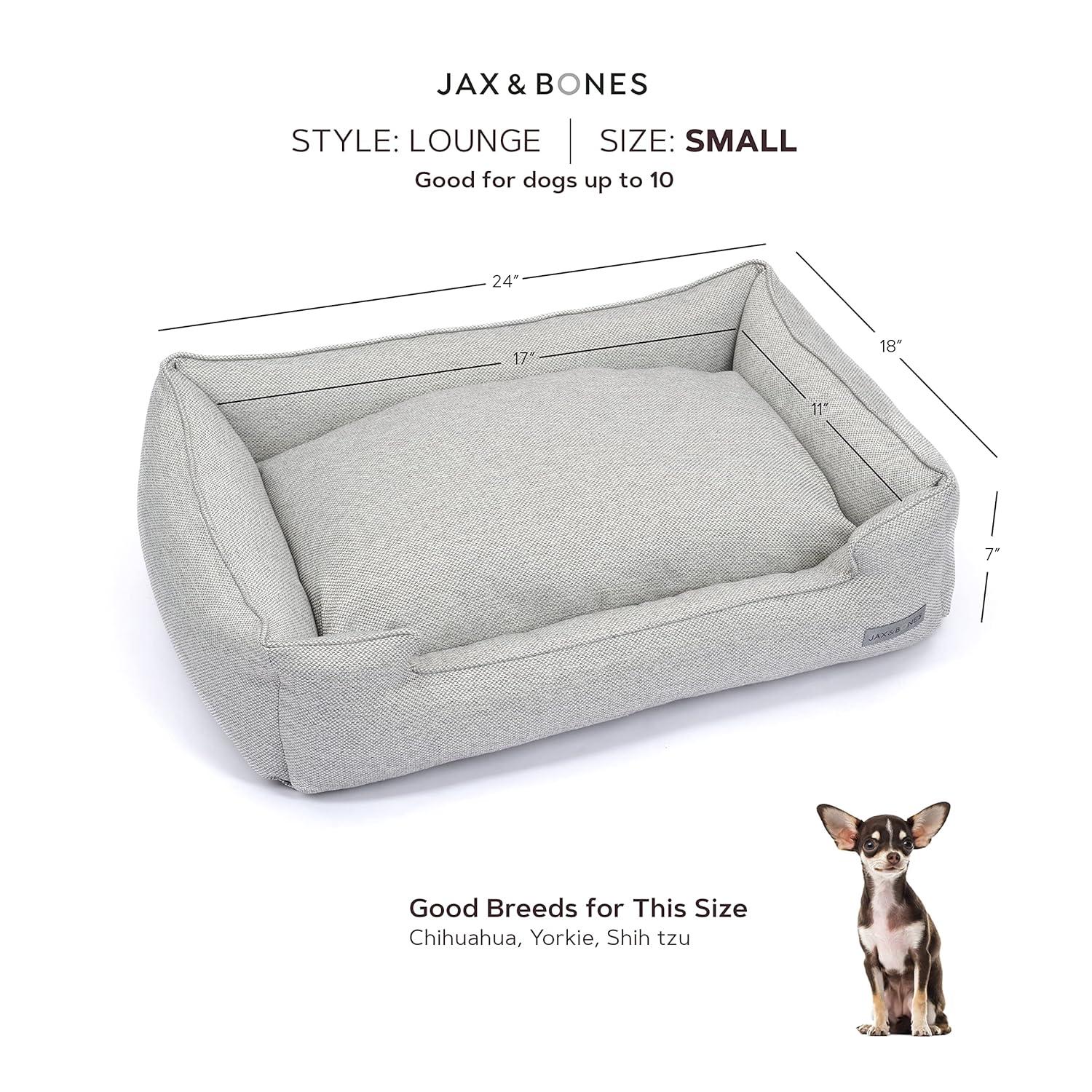 Jax & Bones Striped Polyester Pet Bed