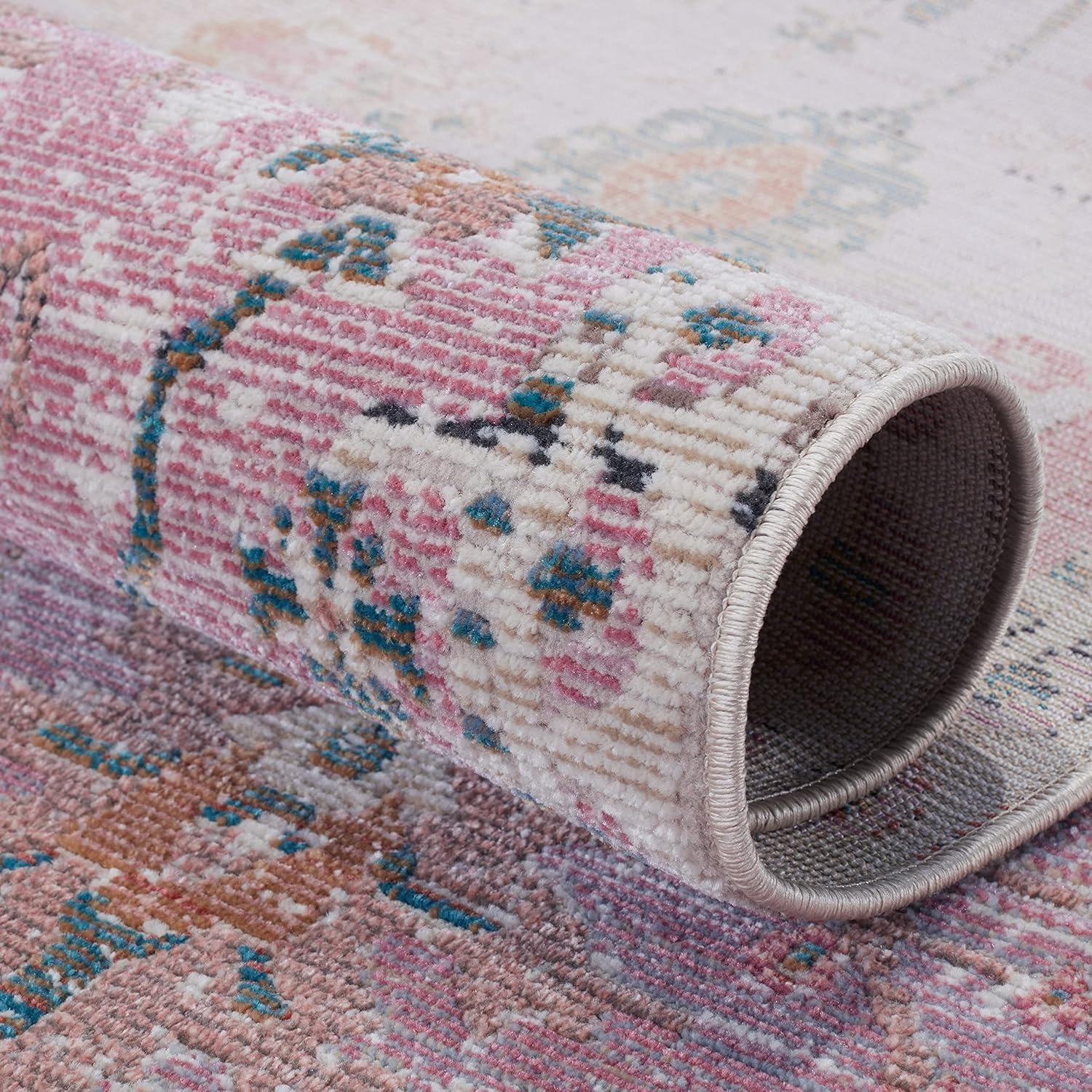 Jaipur Living Swoon 8 x 10 (ft) Loomed Polyester Purple/Gold Rectangular Indoor/Outdoor Floral/Botanical Oriental Area rug