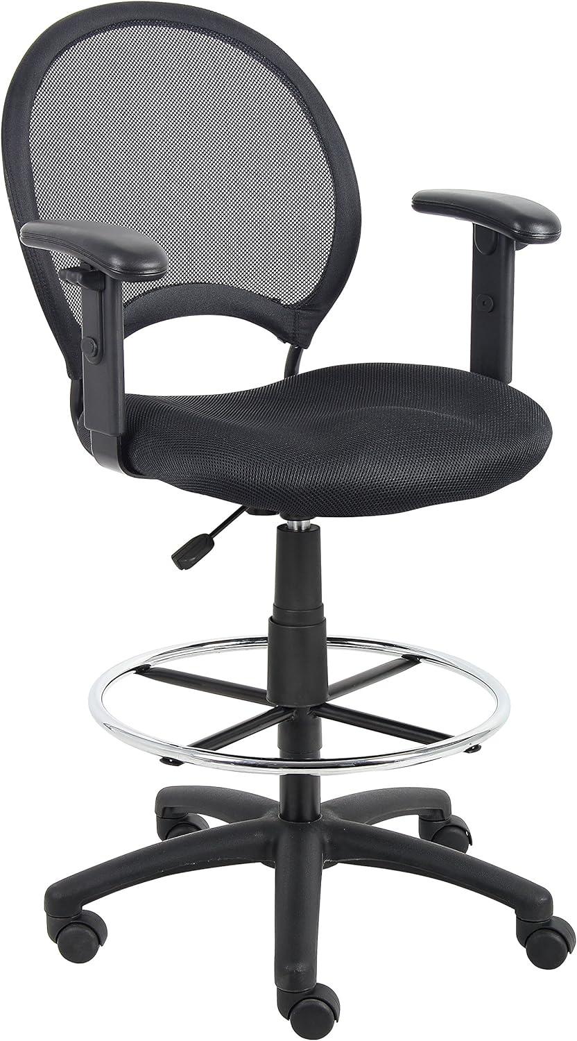 Boss Office Products Mesh Drafting Chair