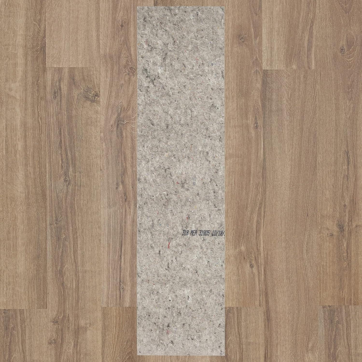 Mohawk 2'5"x8' Runner Premium Dual Surface Rug Pad Natural: Skid-Resistant, Gray, Rectangle, Polyester