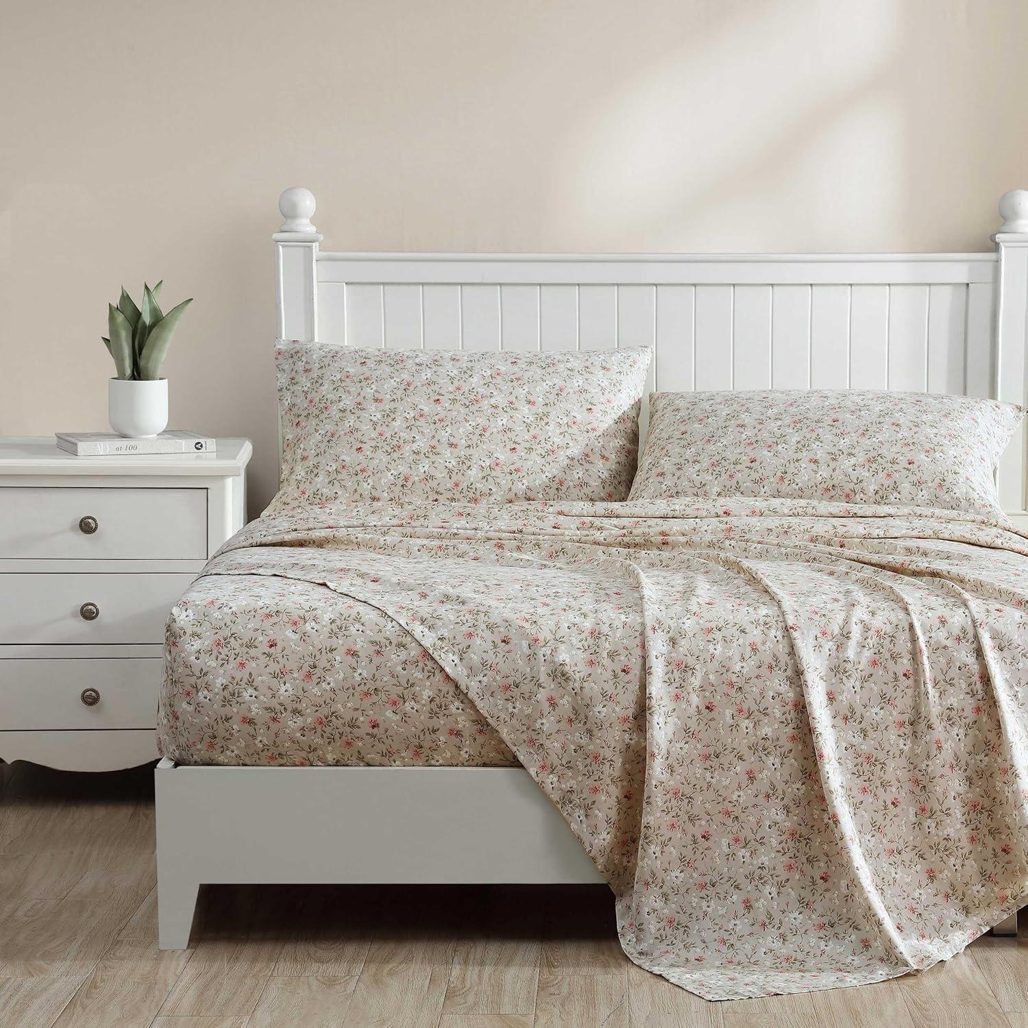 Laura Ashley Laura Ashley Sateen Cotton Printed Sheet Sets
