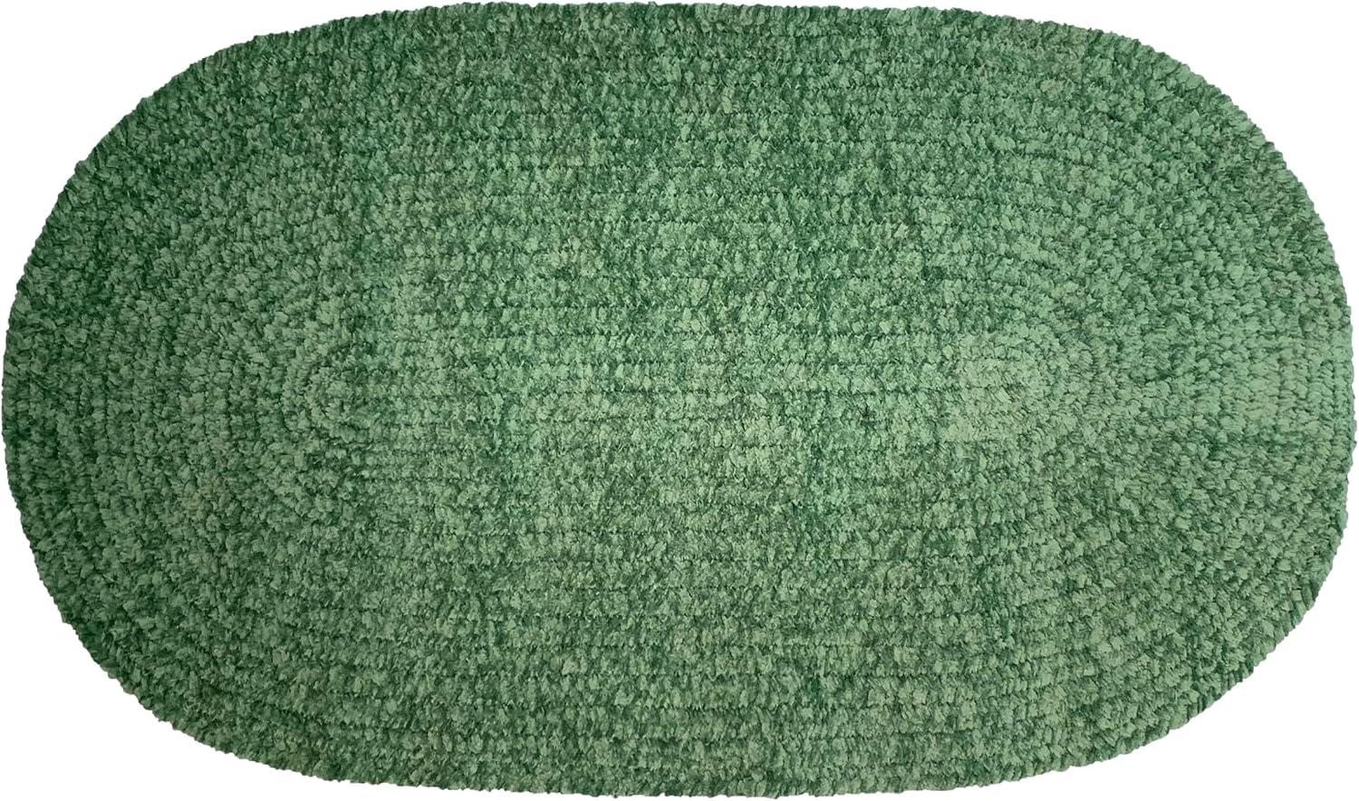 Chenille Solid Collection 100% Polyester Reversible Indoor Area Utility Rug - Better Trends