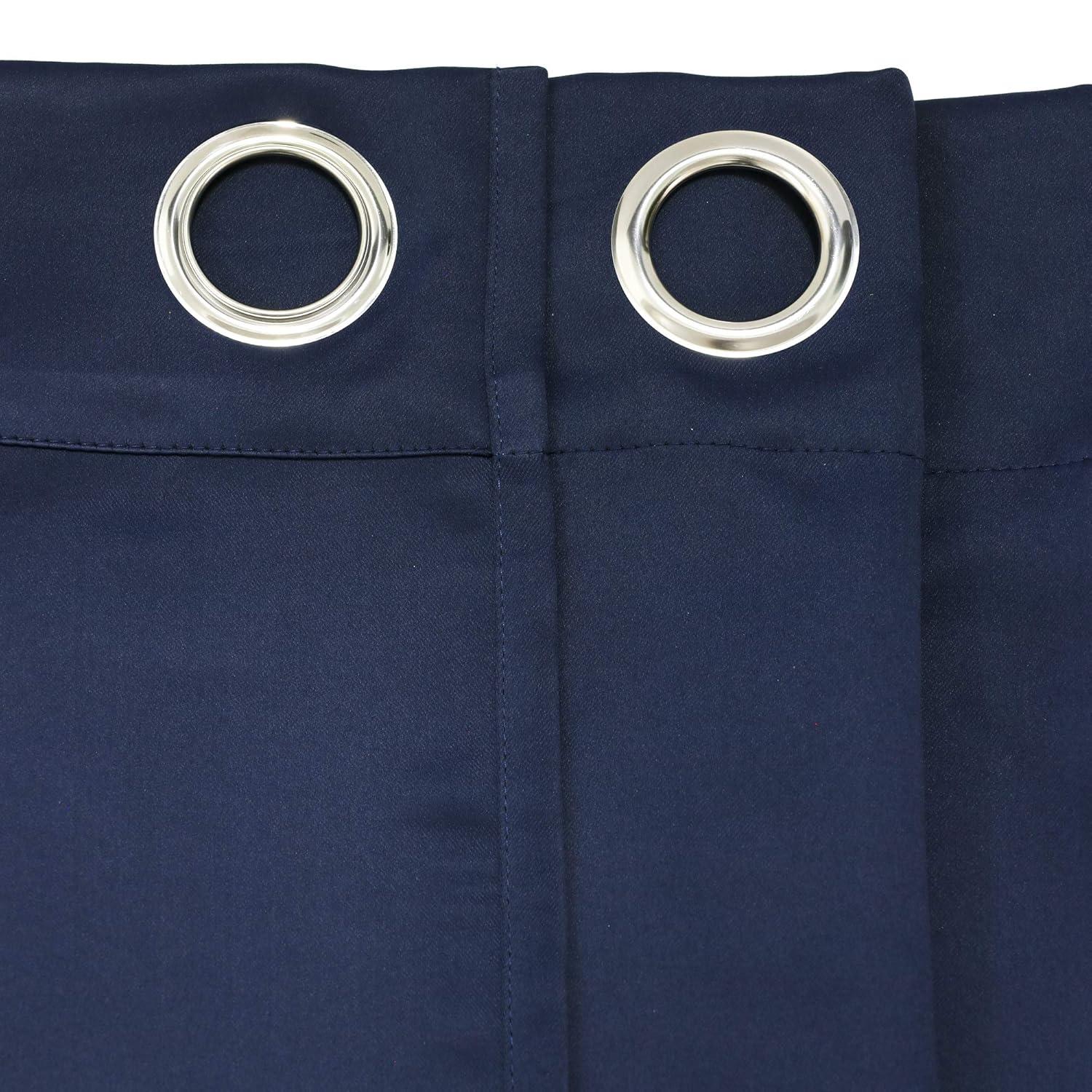 Furinno Collins Blackout Curtain 42 X 84 Inches 1 Panel, Dark Blue