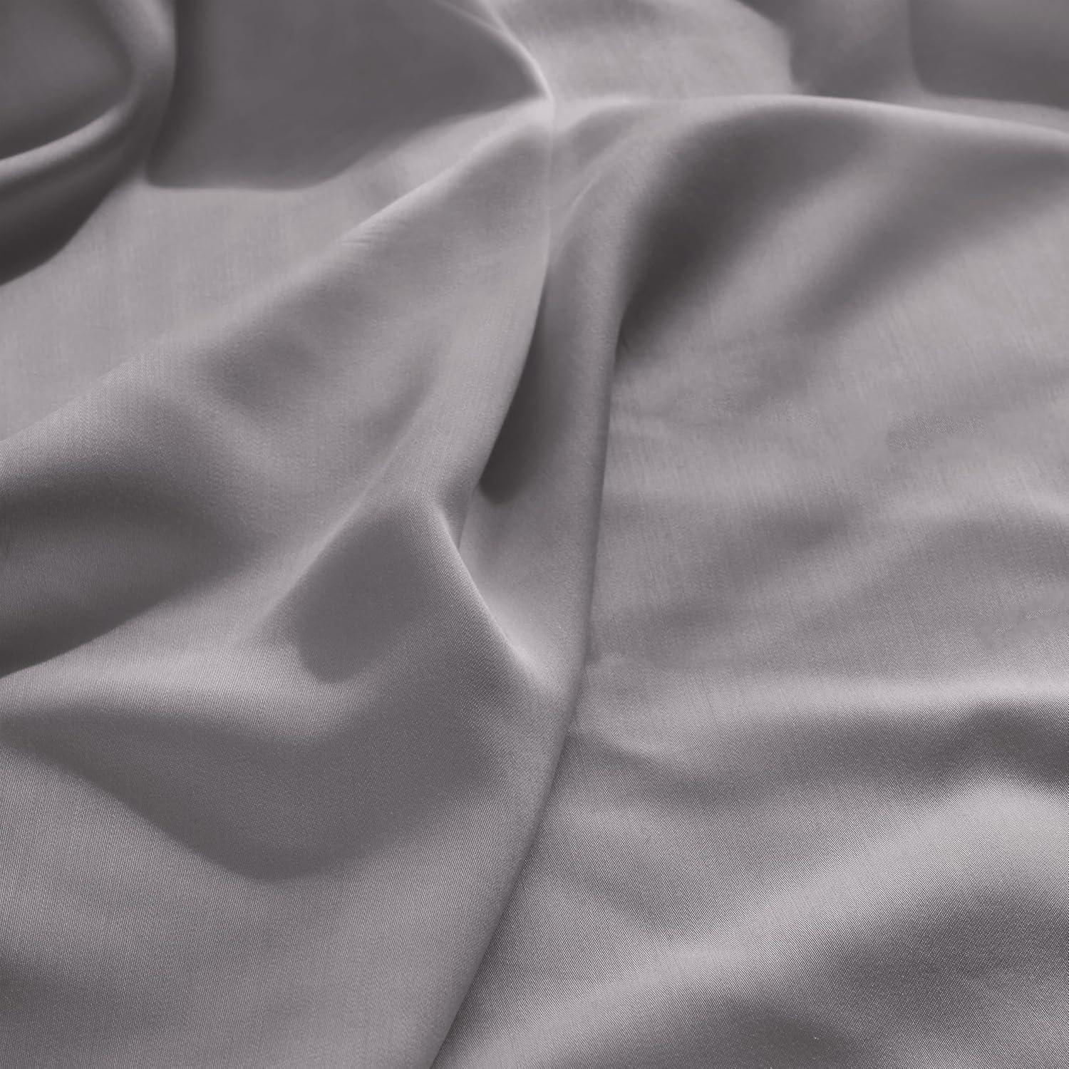 Superior Modal From Beechwood 300 Thread Count Lightweight Cooling Solid Deep Pocket Bed Sheet Set