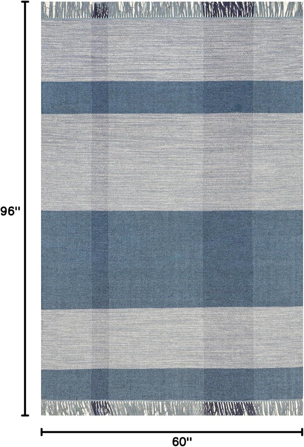 Hurley Plaid Wool Area Rug