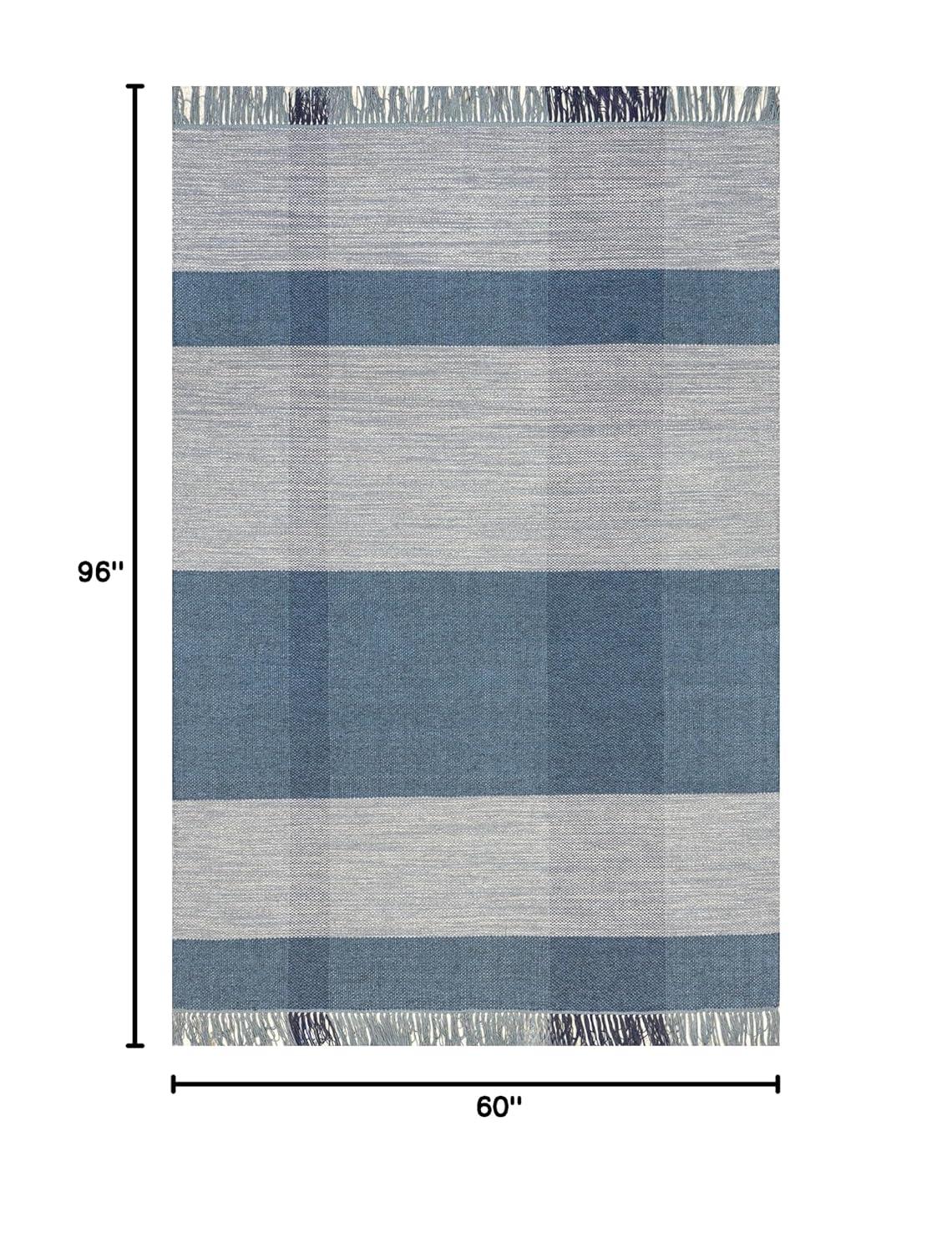 Hurley Plaid Wool Area Rug