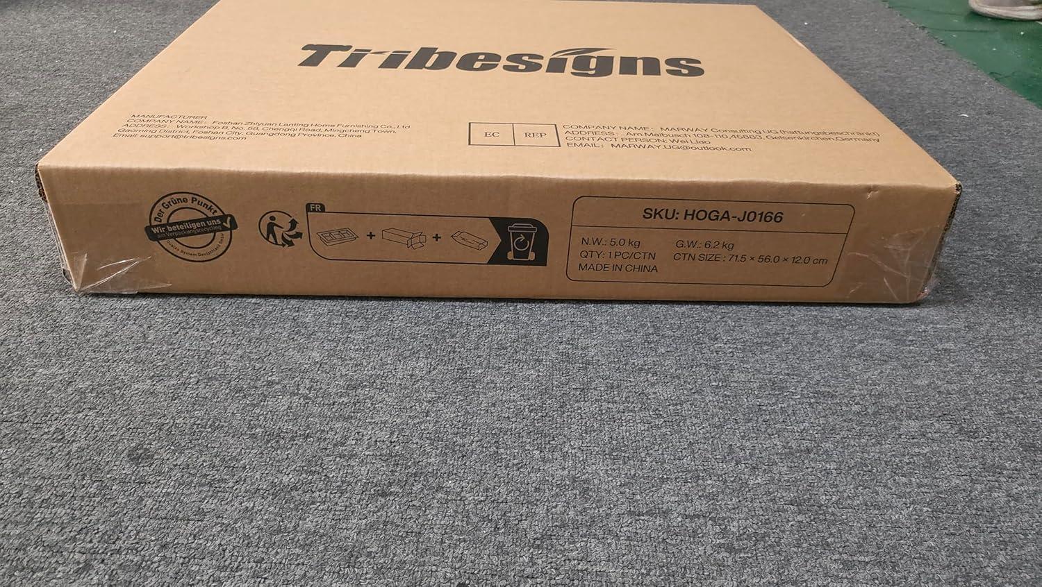 Tribesigns Morden Round End Table with Faux Marble White Top, 20" Sofa Side Table Coffee Table Cocktail Table with Unique Gold O-shaped Base for Living Room Bedroom