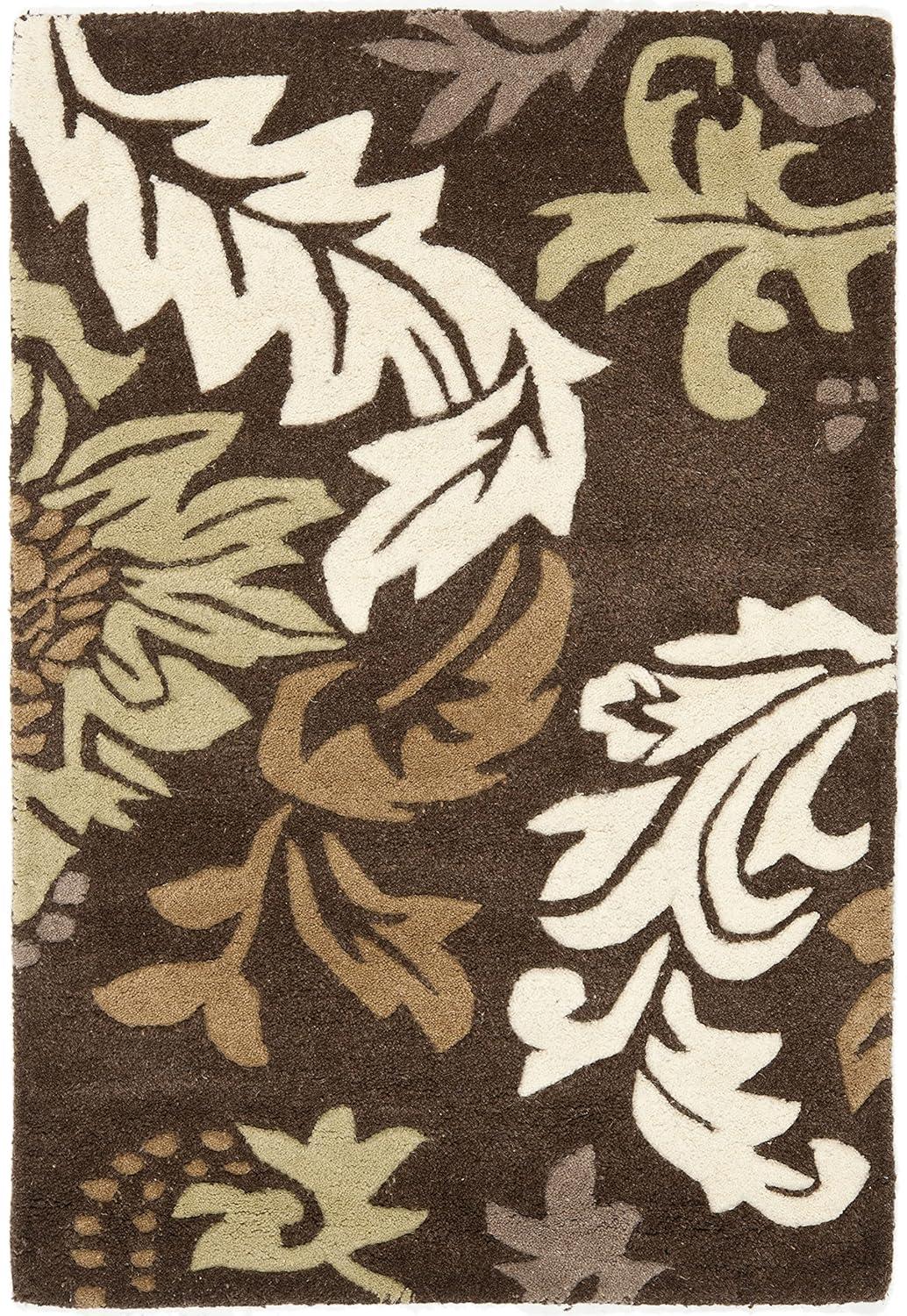 Soho SOH831 Hand Tufted Accent Rug - Brown/Multi - 2'x3' - Safavieh.