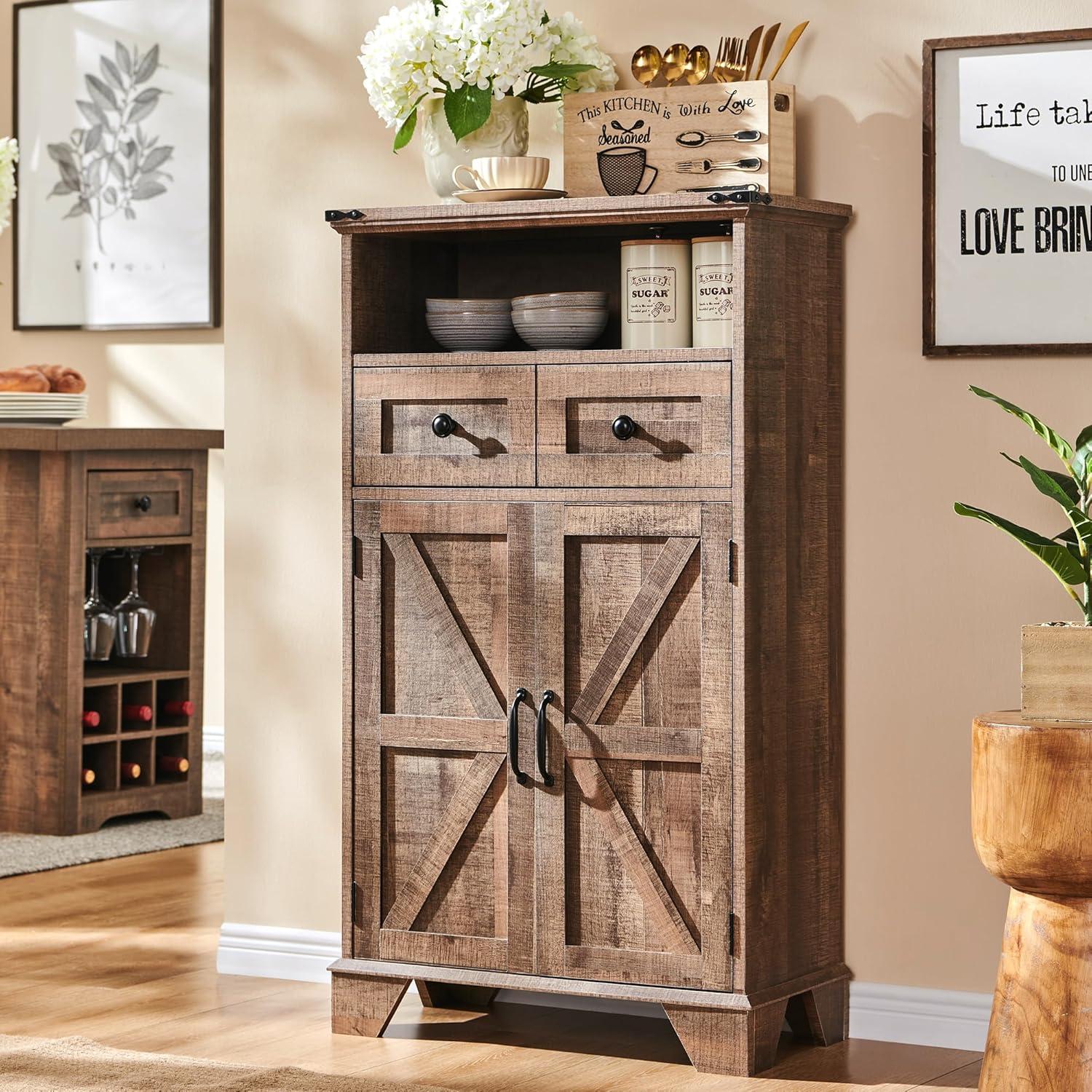 Rosalind Wheeler Bathroom Floor Cabinet, 24 Inch Wide Bathroom Cabinet