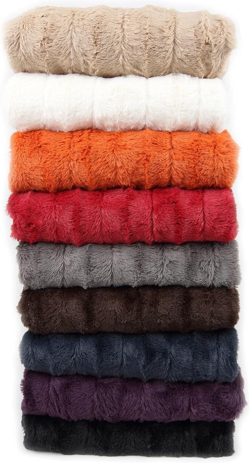 Cheer Collection Ultra Soft Faux Fur Throw Blanket