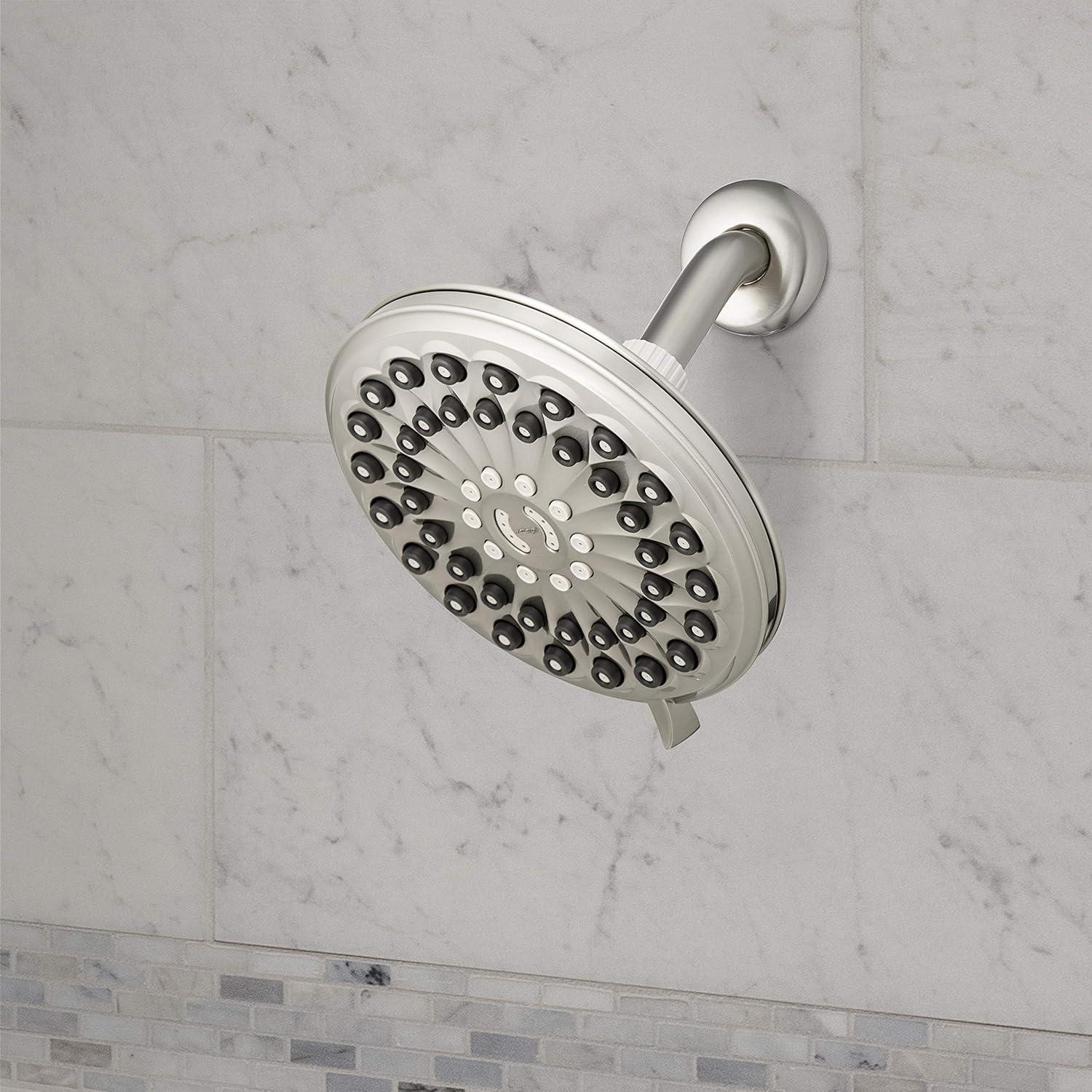 Waterpik 6-Spray Showerhead with PowerPulse in Brushed Nickel