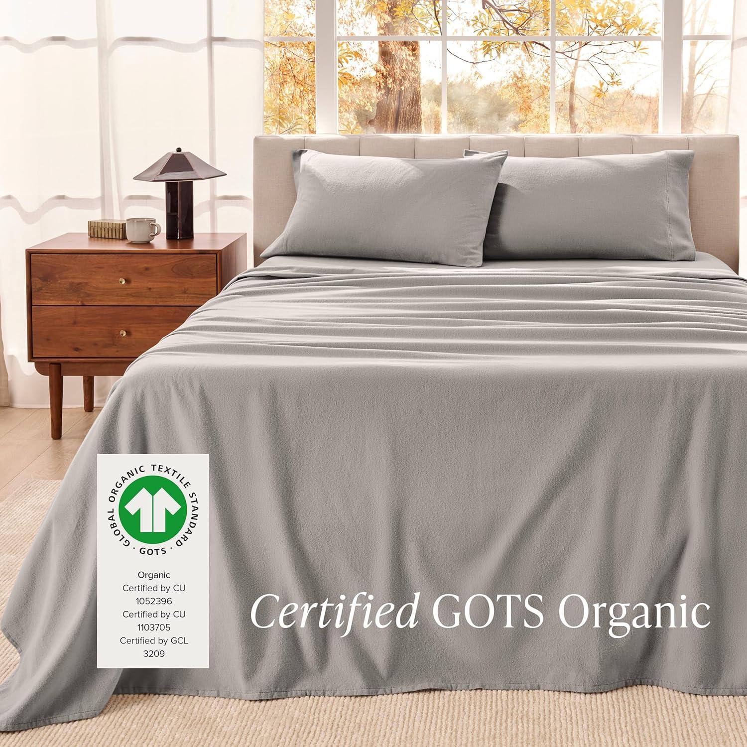 Bare Home Organic 100% Cotton Flannel Sheet Set & Reviews | Wayfair