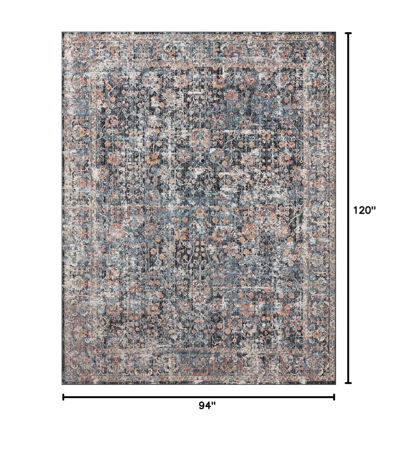 Loloi II Cassandra Collection CSN-05 Blue / Multi Oriental Area Rug 7'-10" x 10'