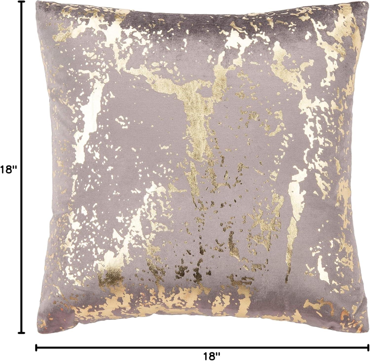 Luigy Abstract Viscose, Cotton Reversible Throw Pillow