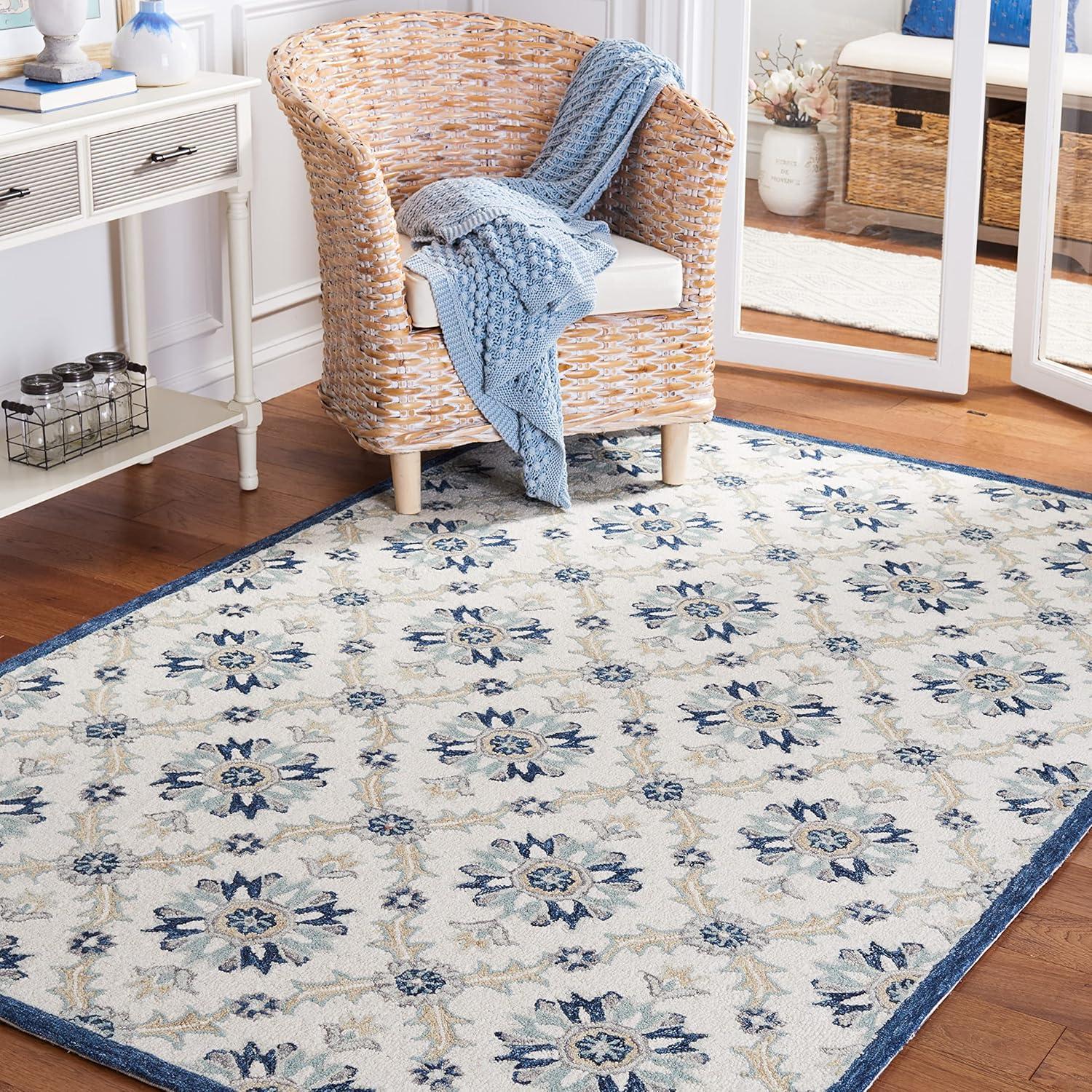 Wool Floral Rug