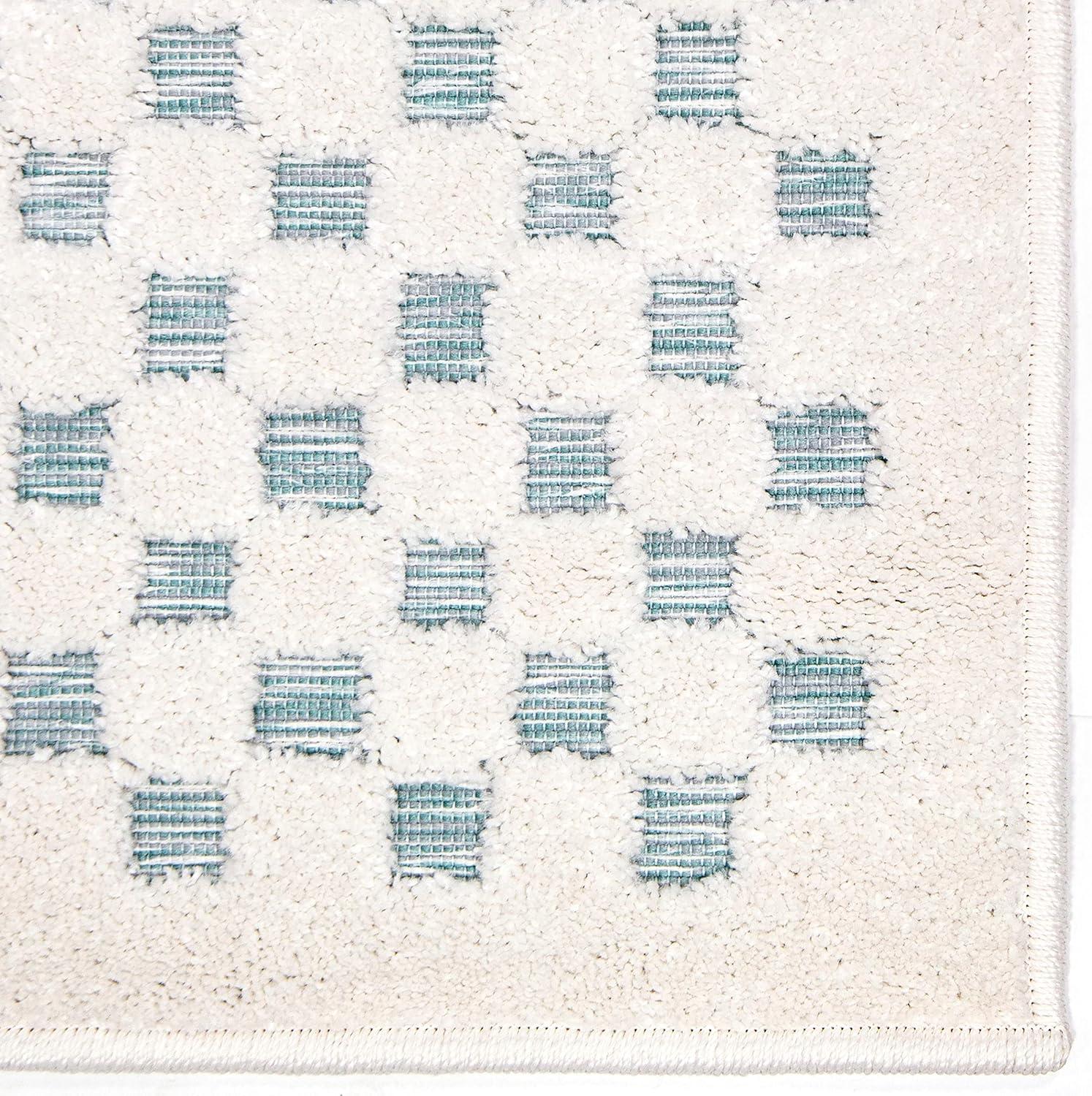 Simply Southern Cottage Lecompte Area Rug, 5' x 7', Light Blue