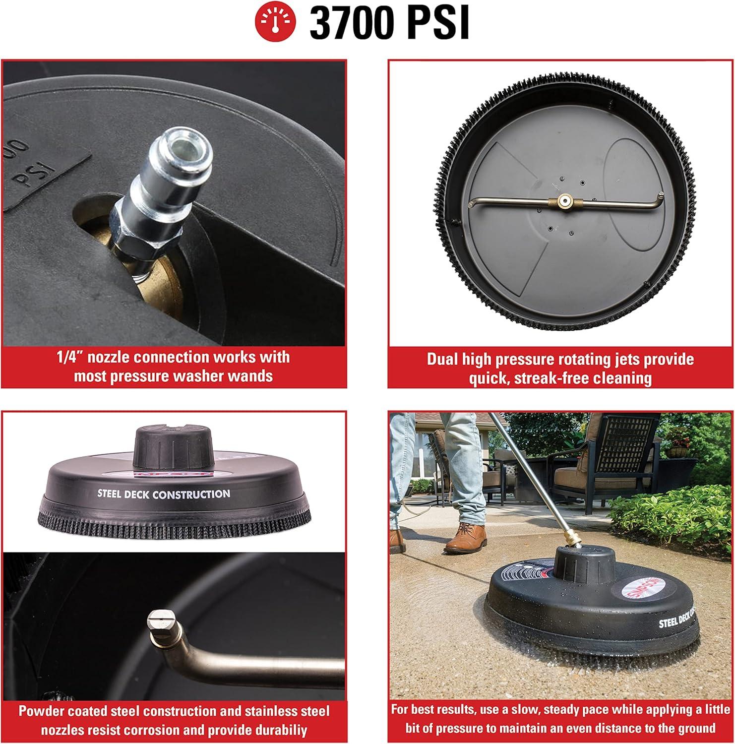 Simpson Genuine OEM 15" Surface Scrubber Kit, 3700psi - 80165