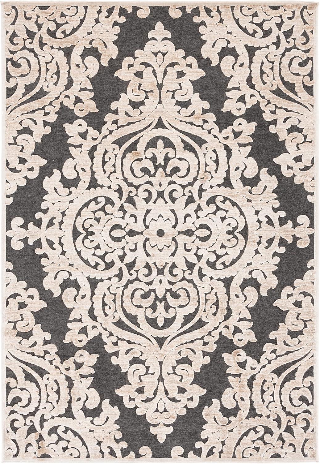 Paradise PAR390 Power Loomed Area Rug - Stone - 7'6"x10'6" - Safavieh.