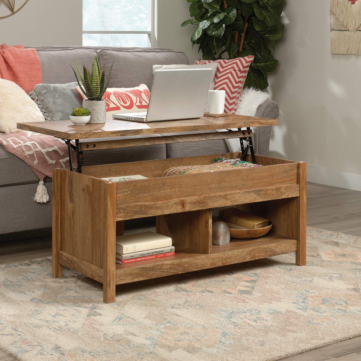Sauder Cannery Bridge Coffee Table, Sindoori Mango Finish