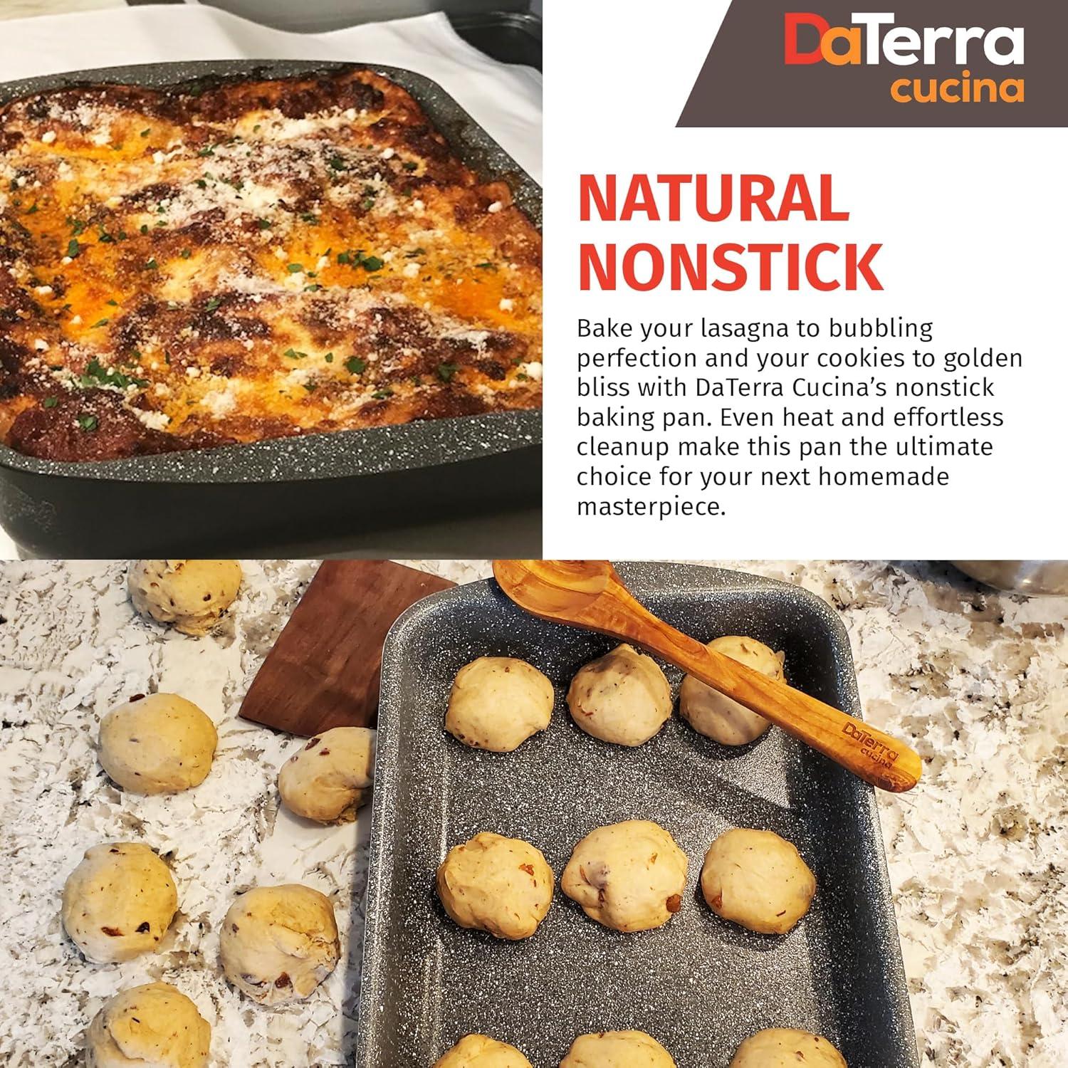 DaTerra Cucina Italian Ceramic Nonstick Roasting / Lasagna Pan - 16.1 x 11.7 x 2.7 inch