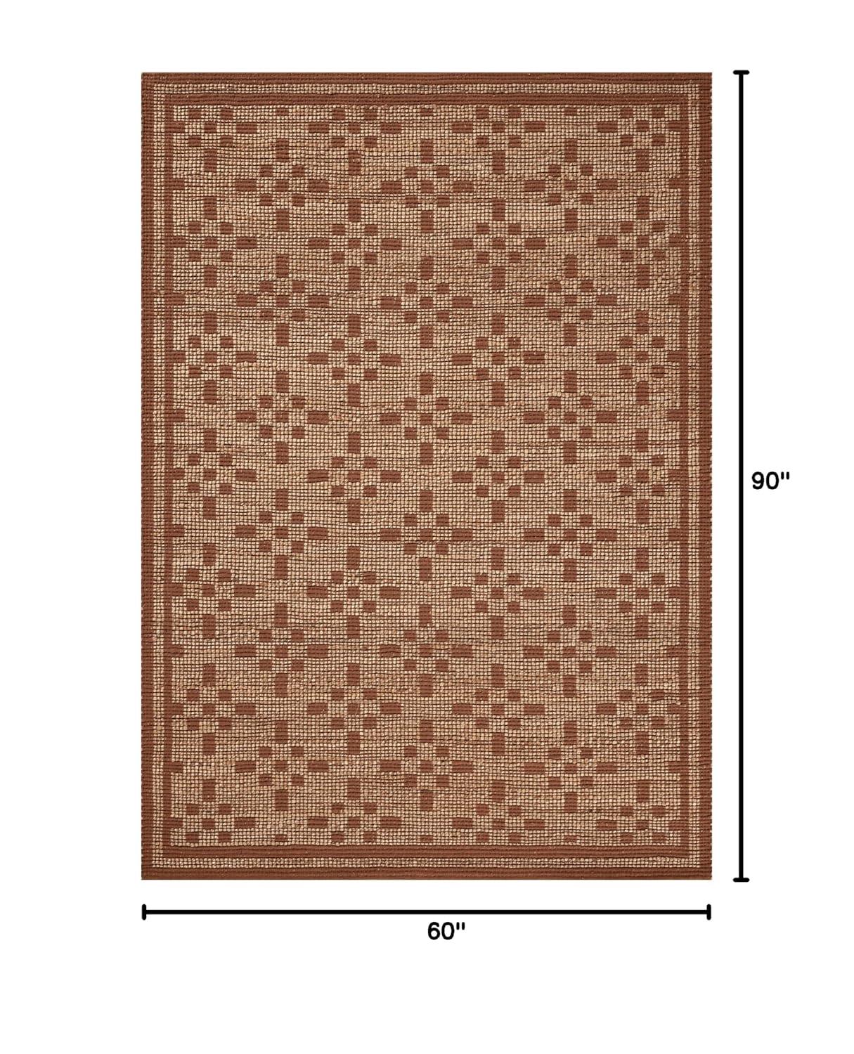 Judy II Jute-Blend Rug by Chris Loves Julia x Loloi - Natural and Spice / 2'6" x 7'6" Runner