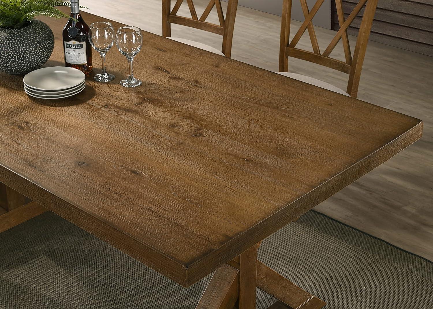 Enna Morden Farmhouse Wood Dining Table