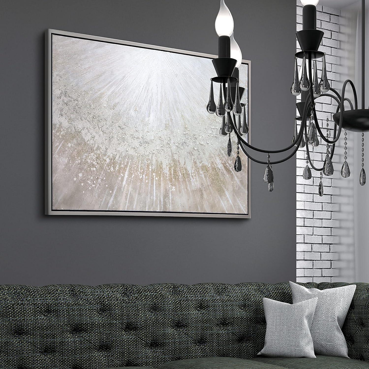 Empire Art Direct " Silver Pellets Textured Metallic " by Martin Edwards