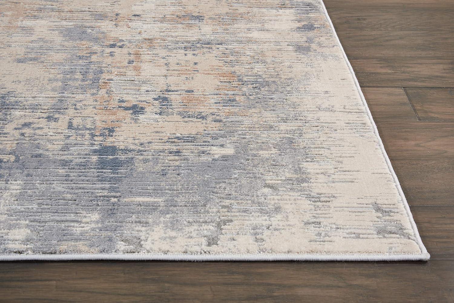 Nourison Rustic Textures Painterly Indoor Rug Beige/Grey 7'10" x 10'6"