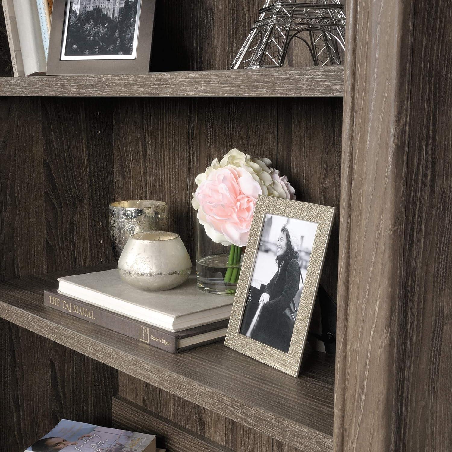 Sauder Hammond Library Bookcase Hutch, Emery Oak Finish